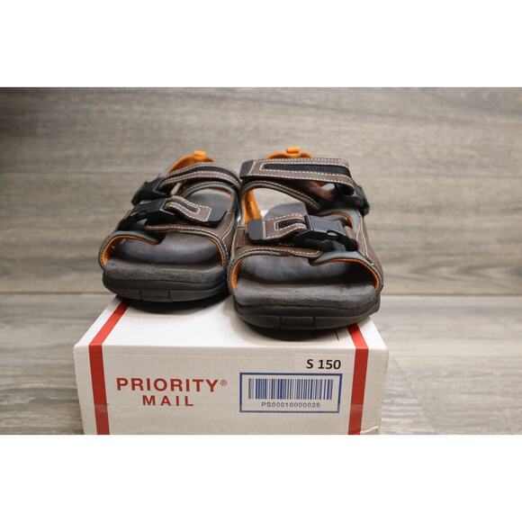 Nunn Bush Sandals  Mens 11 M Brown Orange Rio Strap River Comfort Casual main image 12